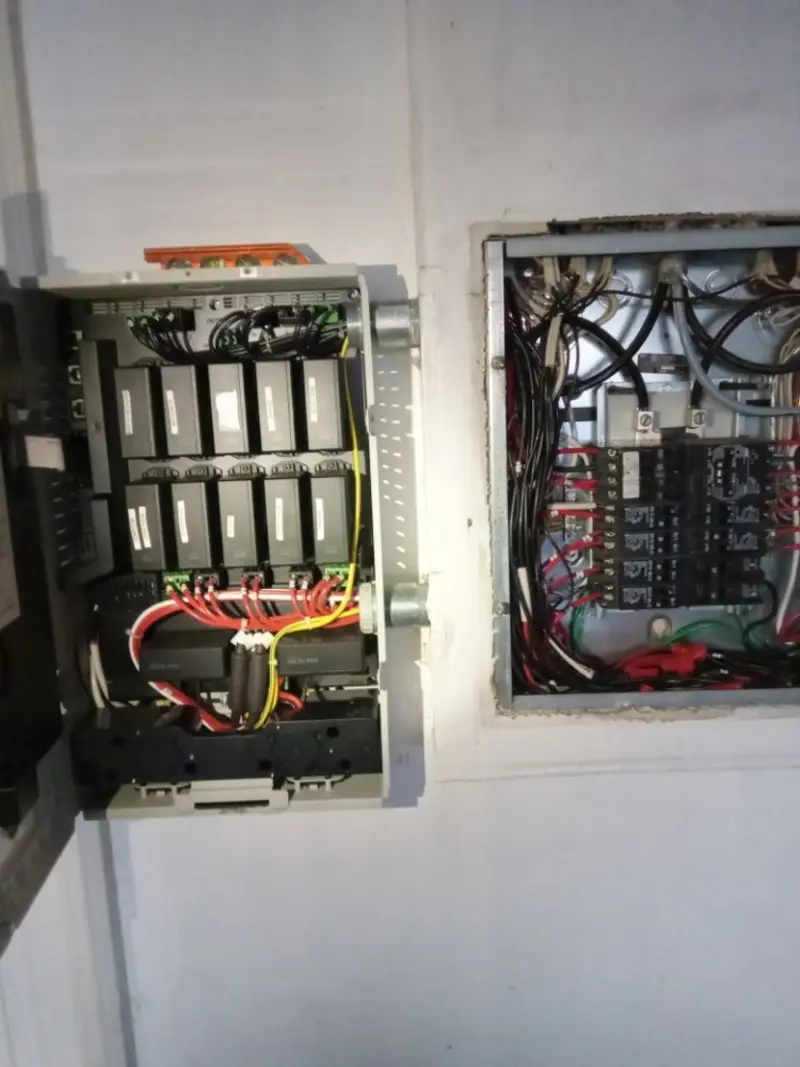 Electrical panel upgrade completed for Security Camera Wiring in North Auburn